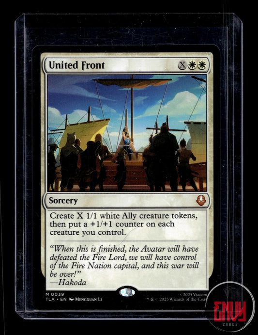 United Front Lightly Played 39 Mythic Avatar: The Last Airbender