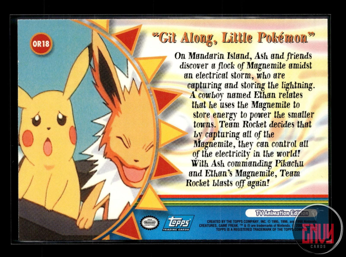 Git Along, Little Pokemon LP #182 Topps Trading Cards Series 3 Pokemon