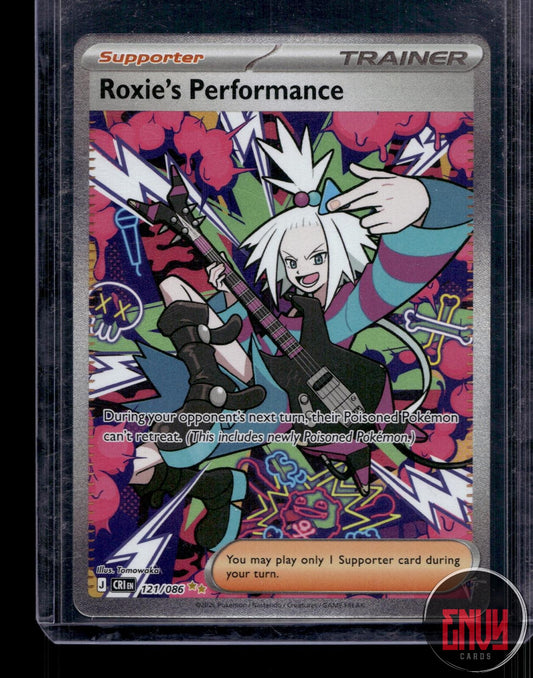 Roxie's Performance NM 121/086 SIR Chaos Rising Pokemon Holo