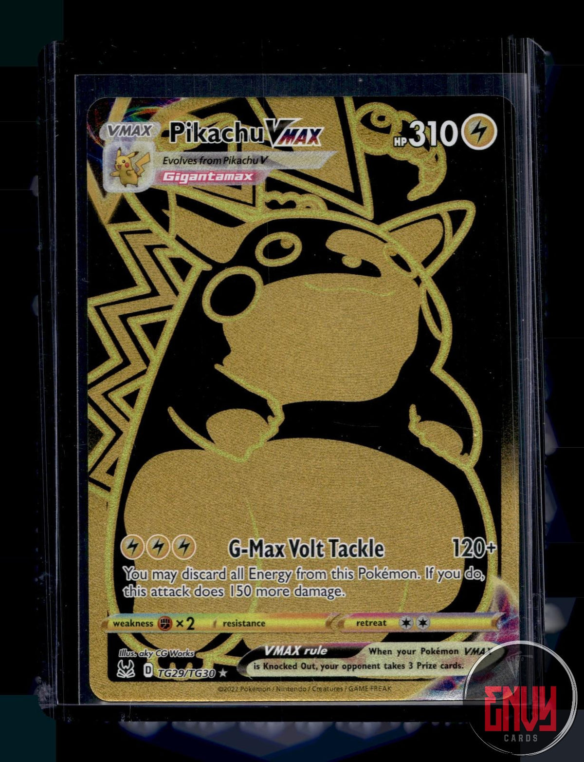 Pikachu VMAX NM TG29/TG30 SEC Lost Origin Trainer Gallery Pokemon Holo