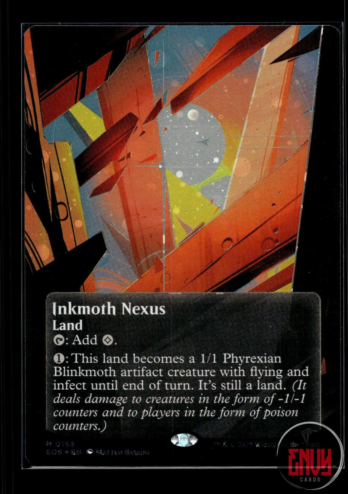 Inkmoth Nexus (0155) (Borderless) (Galaxy Foil) NM 155 EOS