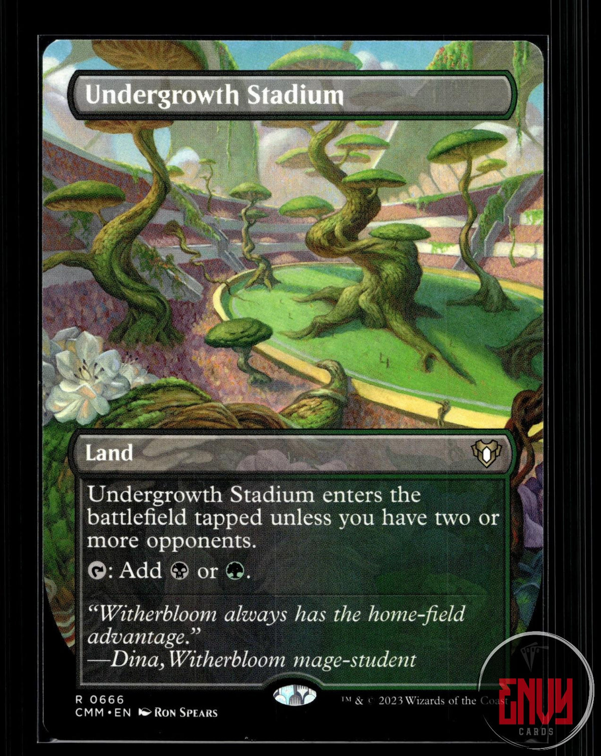 Undergrowth Stadium (Borderless) Near Mint 666 Rare Commander Masters