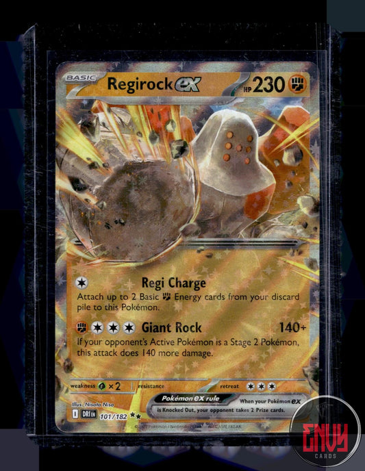 Regirock ex Near Mint 101/182 Double Rare Destined Rivals Pokemon