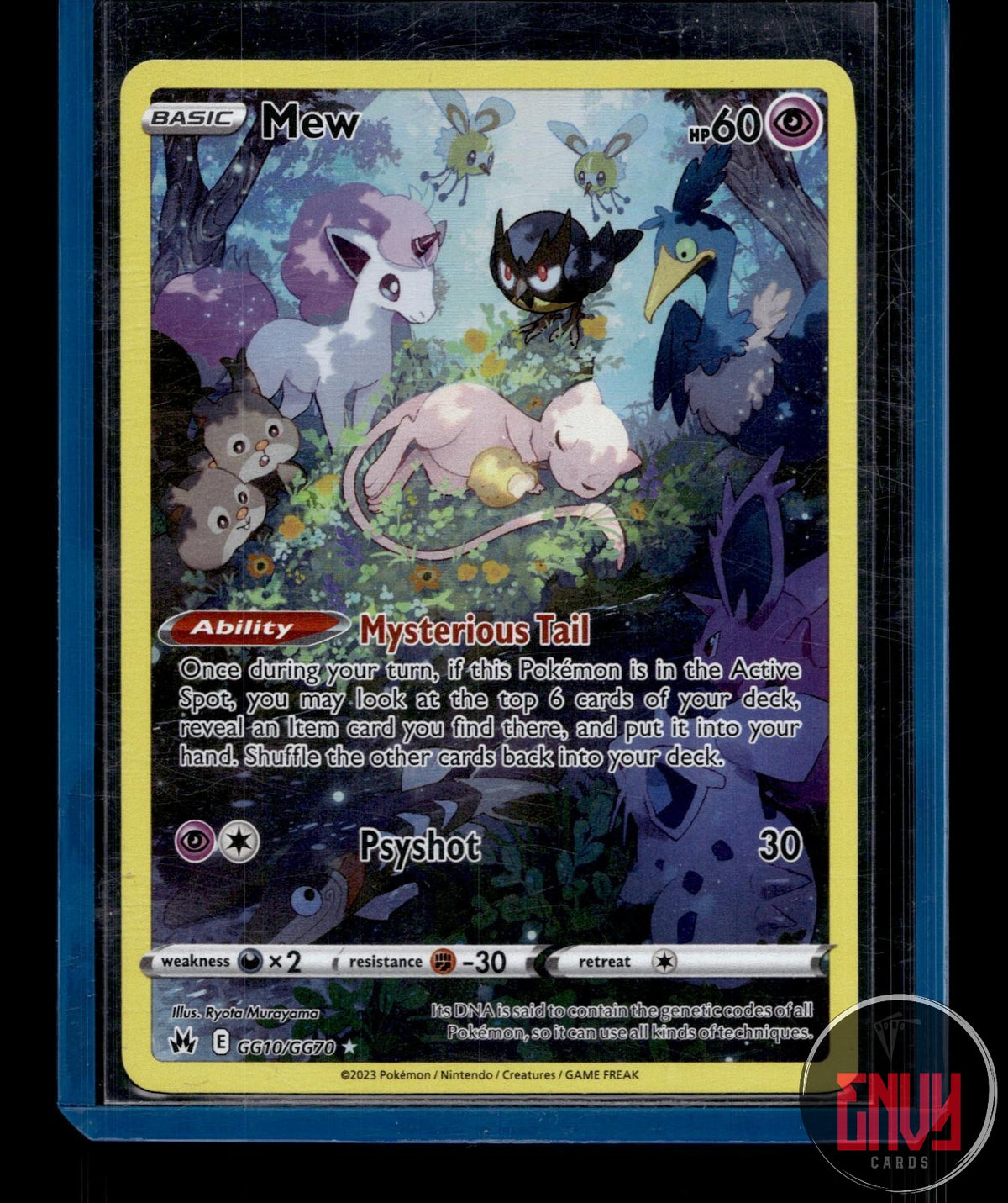 Mew LP GG10/GG70 TG Crown Zenith Galarian Gallery Pokemon Holo