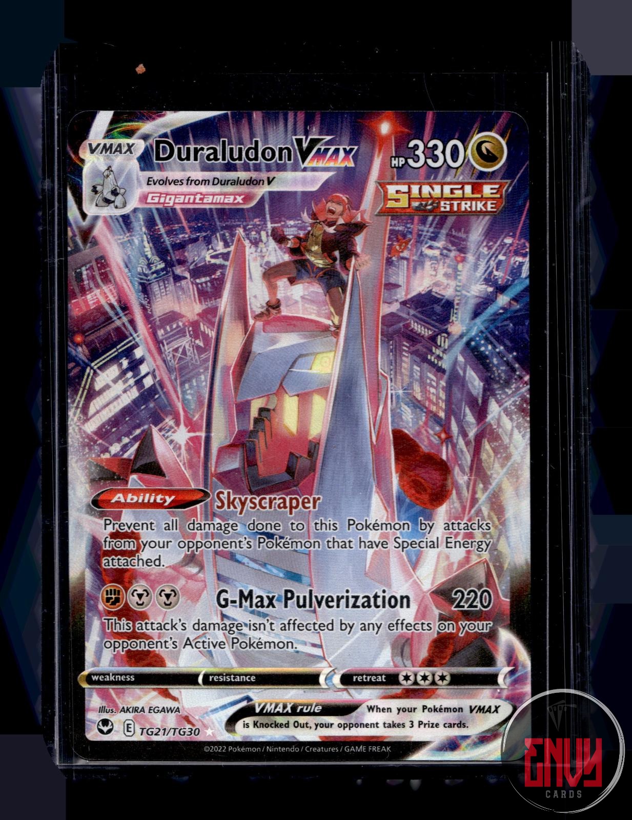 Duraludon VMAX NM TG21/TG30 Silver Tempest Trainer Gallery Pokemon Holo