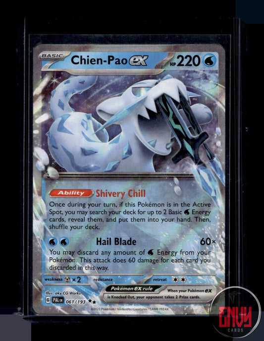 Chien-Pao ex Near Mint 061/193 Double Rare Paldea Evolved Pokemon