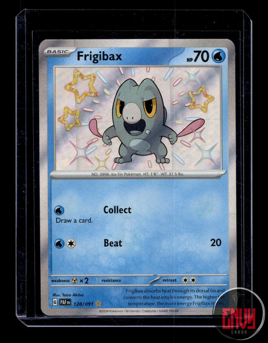 Frigibax Near Mint 128/091 Shiny Rare Paldean Fates Pokemon