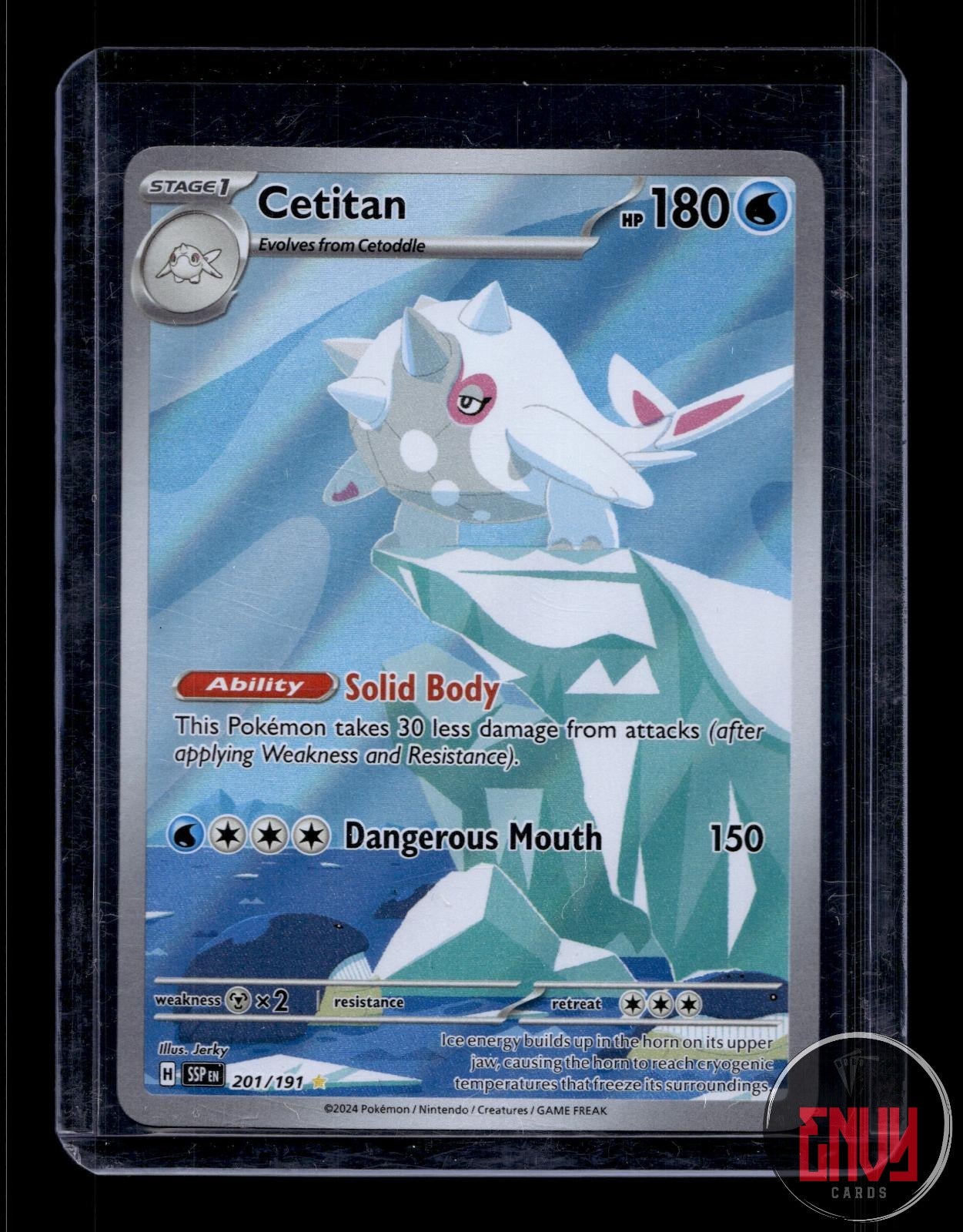 Cetitan Near Mint 201/191 Illustration Rare Surging Sparks Pokemon