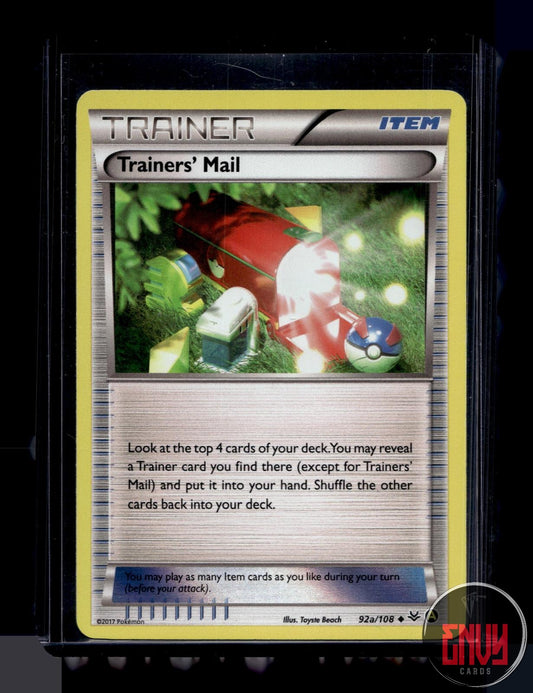 Trainers' Mail Near Mint 92A/108 Promo Alternate Art Promos Pokemon Holo