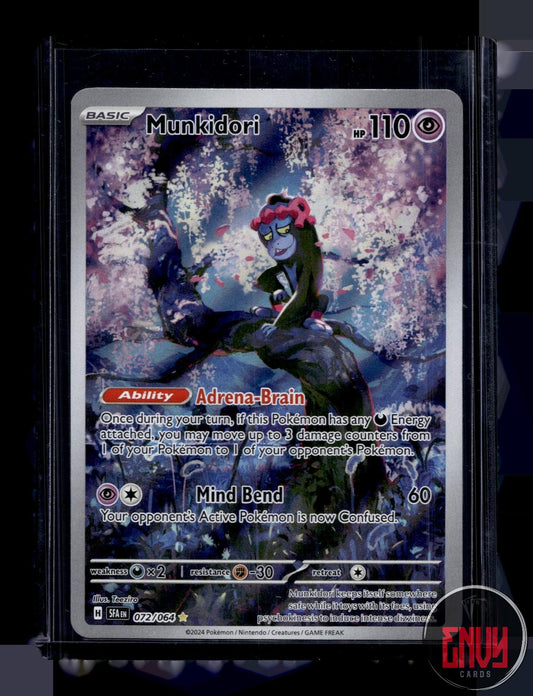 Munkidori Near Mint 072/064 Illustration Rare Shrouded Fable Pokemon Holo