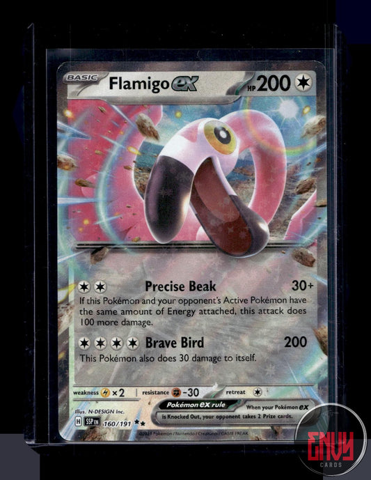Flamigo ex Near Mint 160/191 Double Rare Surging Sparks Pokemon