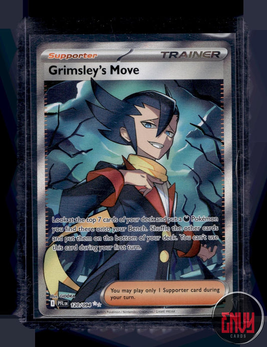 Grimsley's Move Near Mint 120/094 Ultra Rare Phantasmal Flames Pokemon