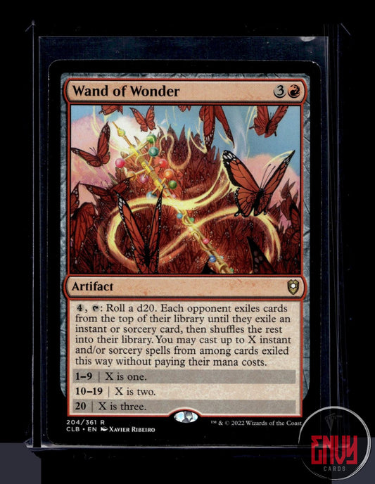 Wand of Wonder LP 204 Rare Commander Legends: Battle for Baldur's Gate