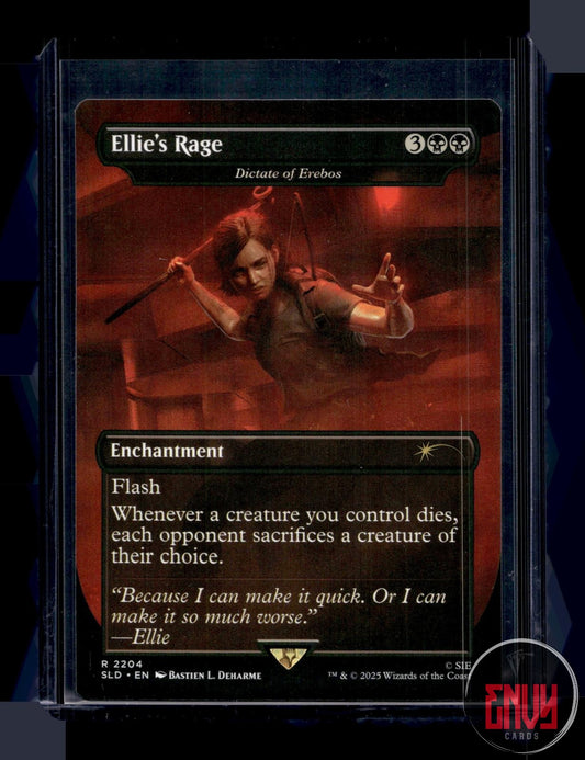 Ellie's Rage - Dictate of Erebos NM 2204 SLD Series Magic: The Gathering