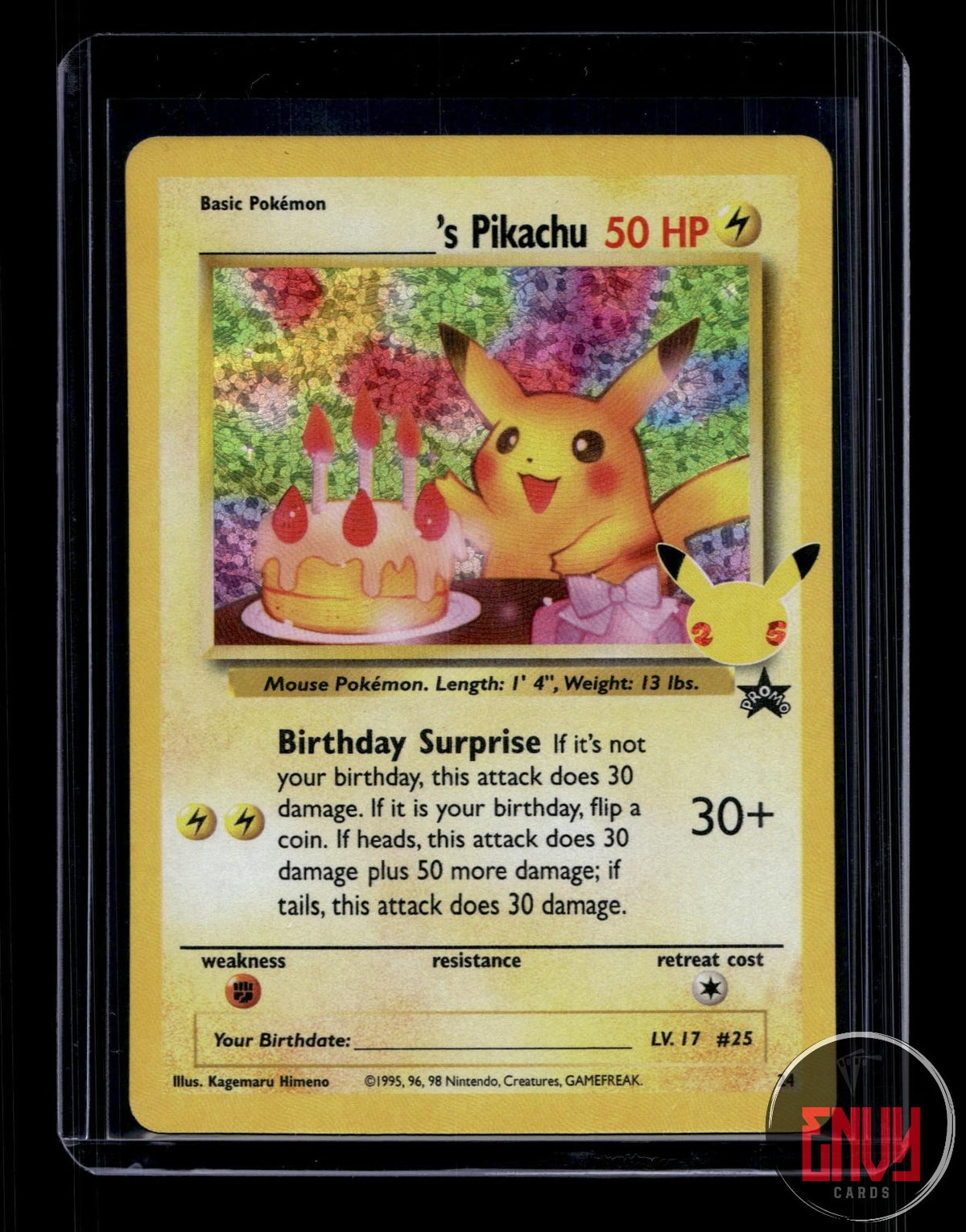 _____'s Pikachu NM 24 Celebrations: Classic Collection Pokemon Holo