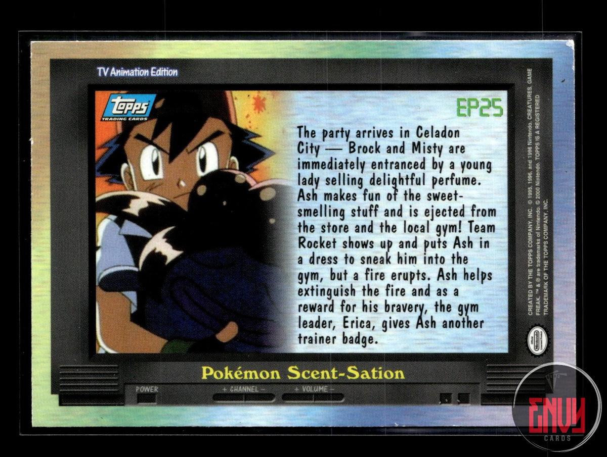 EP25 Pokemon Scent-Sation LP #147 Topps Trading Cards Series 2 Pokemon FOIL