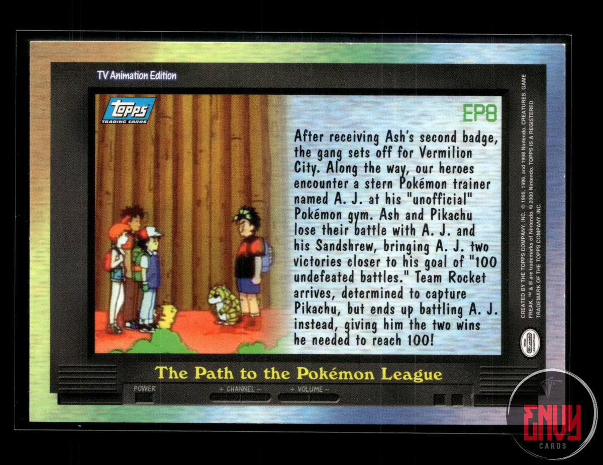 EP8 The Path to the Pokemon League LP #130 Topps Trading Cards Series 2 Pokemon