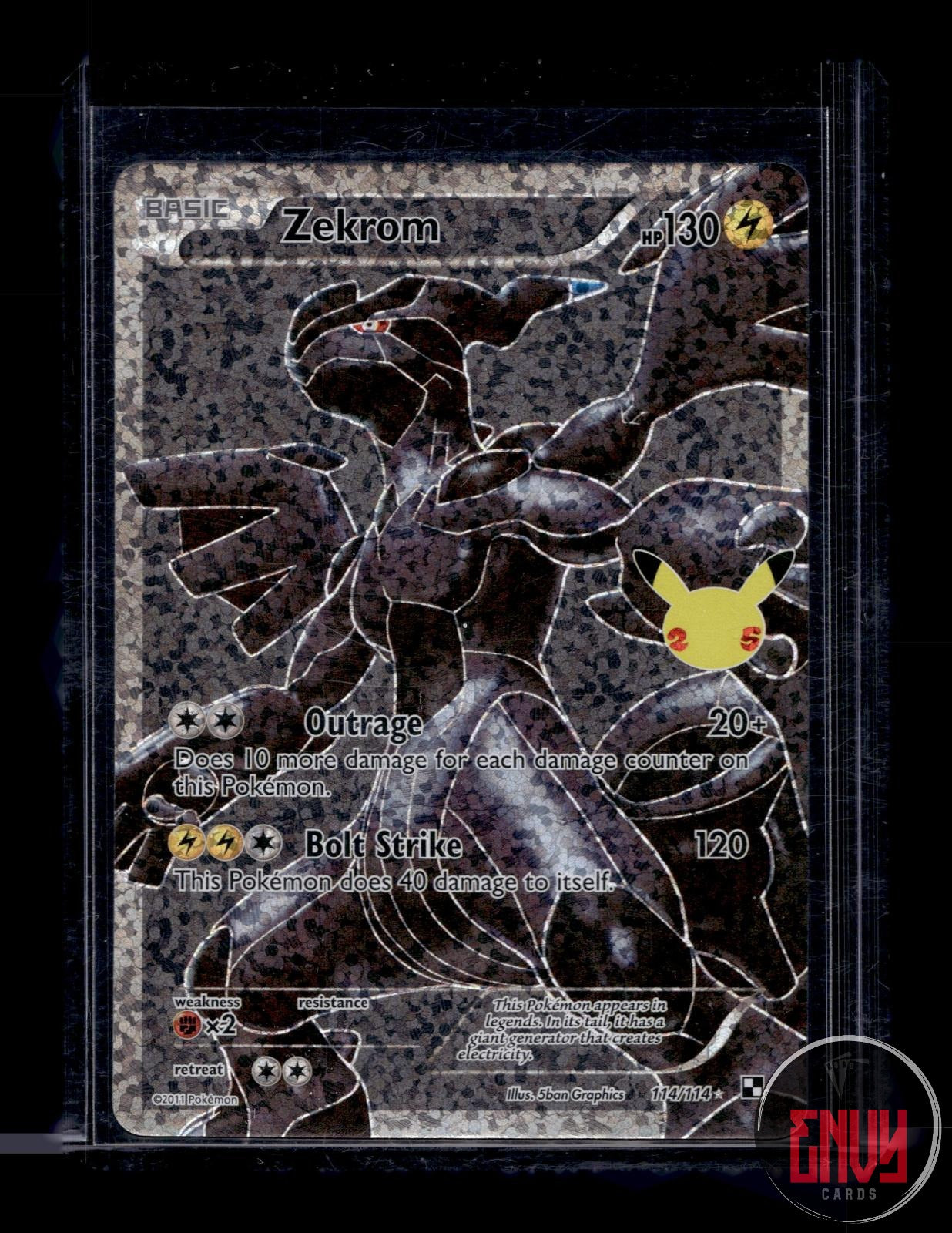 Zekrom NM 114/114 Celebrations: Classic Collection Pokemon Holo