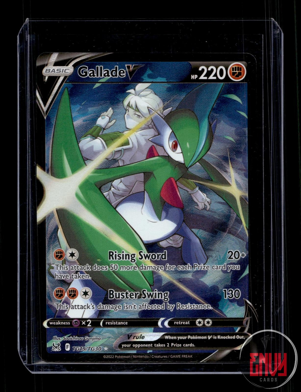 Gallade V Near Mint TG19/TG30 V Rare Lost Origin Trainer Gallery Pokemon Holo