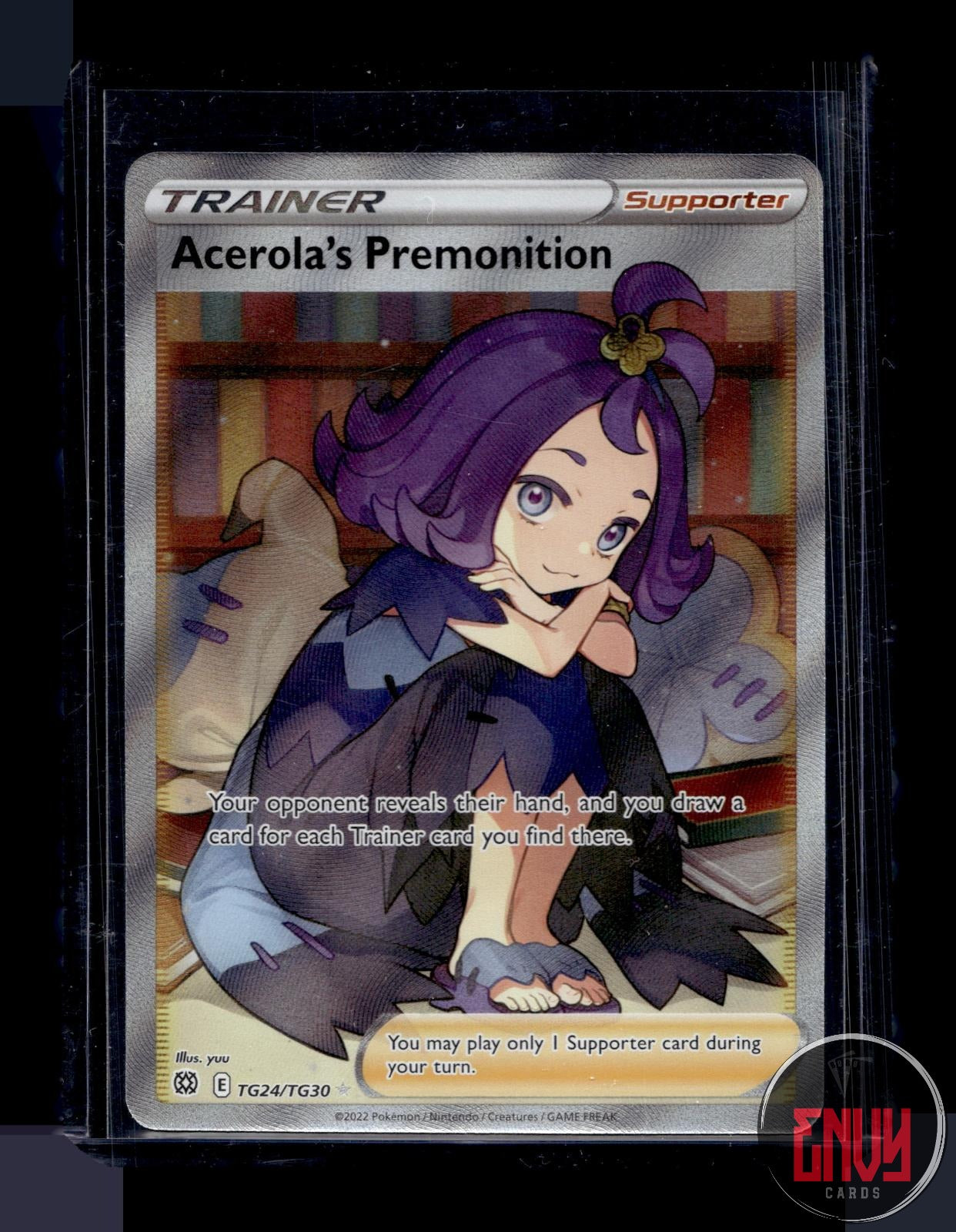 Acerola's Premonition NM TG24/TG30 Brilliant Stars Trainer Gallery Pokemon Holo