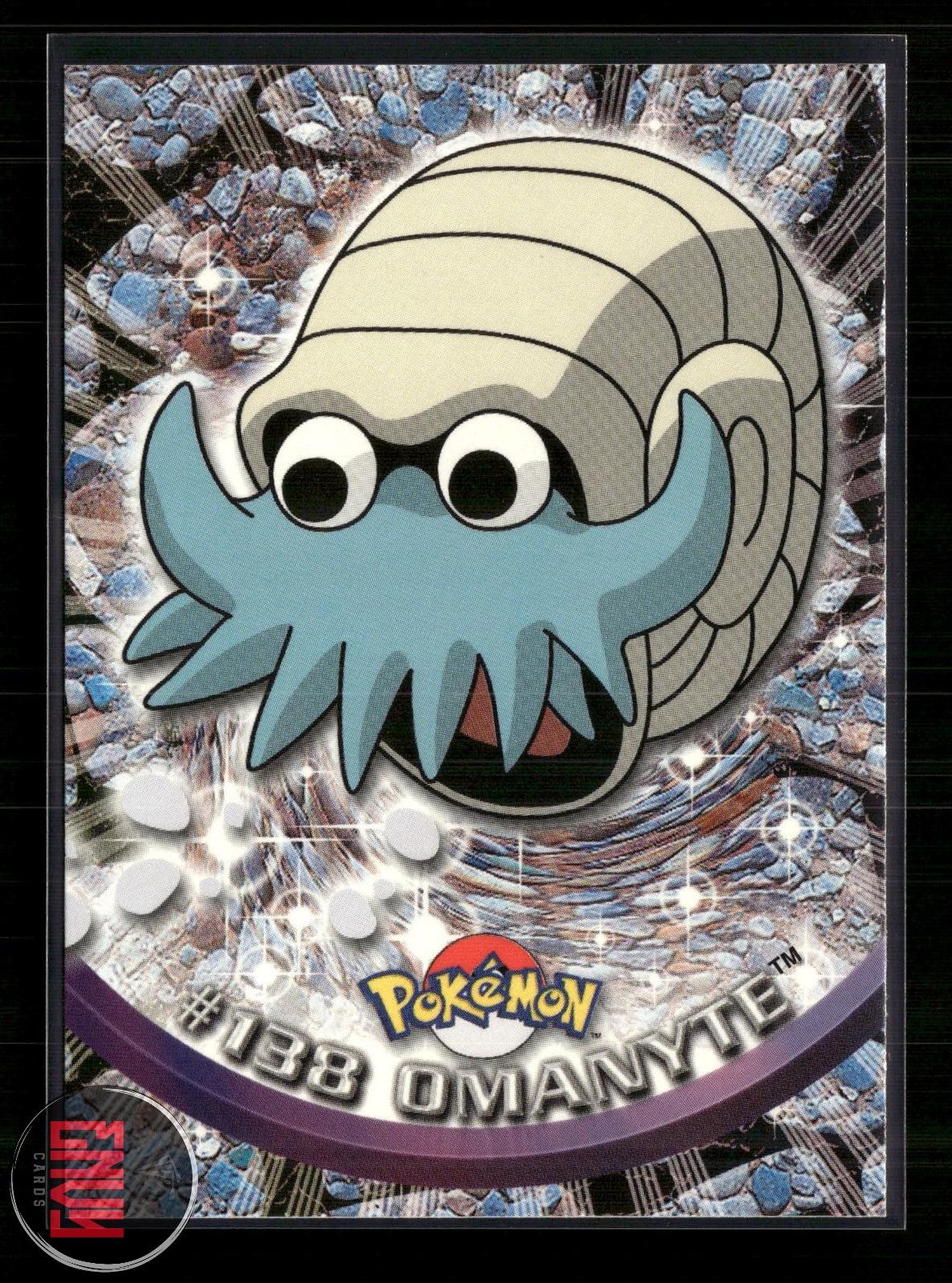 Omanyte LP #138 Topps Trading Cards Series 3 Pokemon