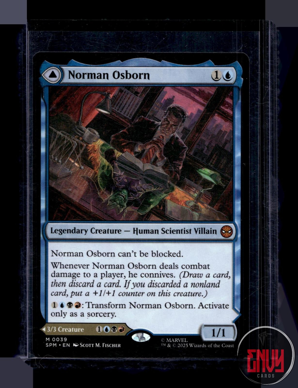 Norman Osborn Near Mint 39 Mythic Marvel's Spider-Man Magic: The Gathering