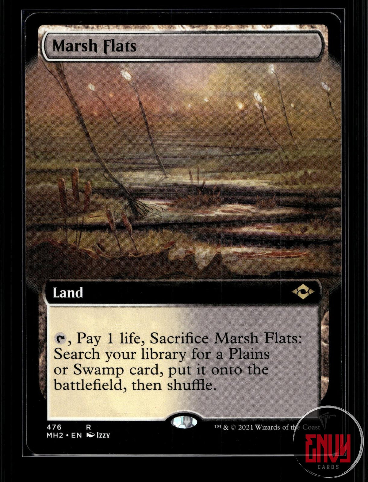 Marsh Flats (Extended Art) Near Mint 476 Rare Modern Horizons 2