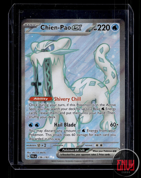 Chien-Pao ex Near Mint 236/193 Ultra Rare Paldea Evolved Pokemon Holo