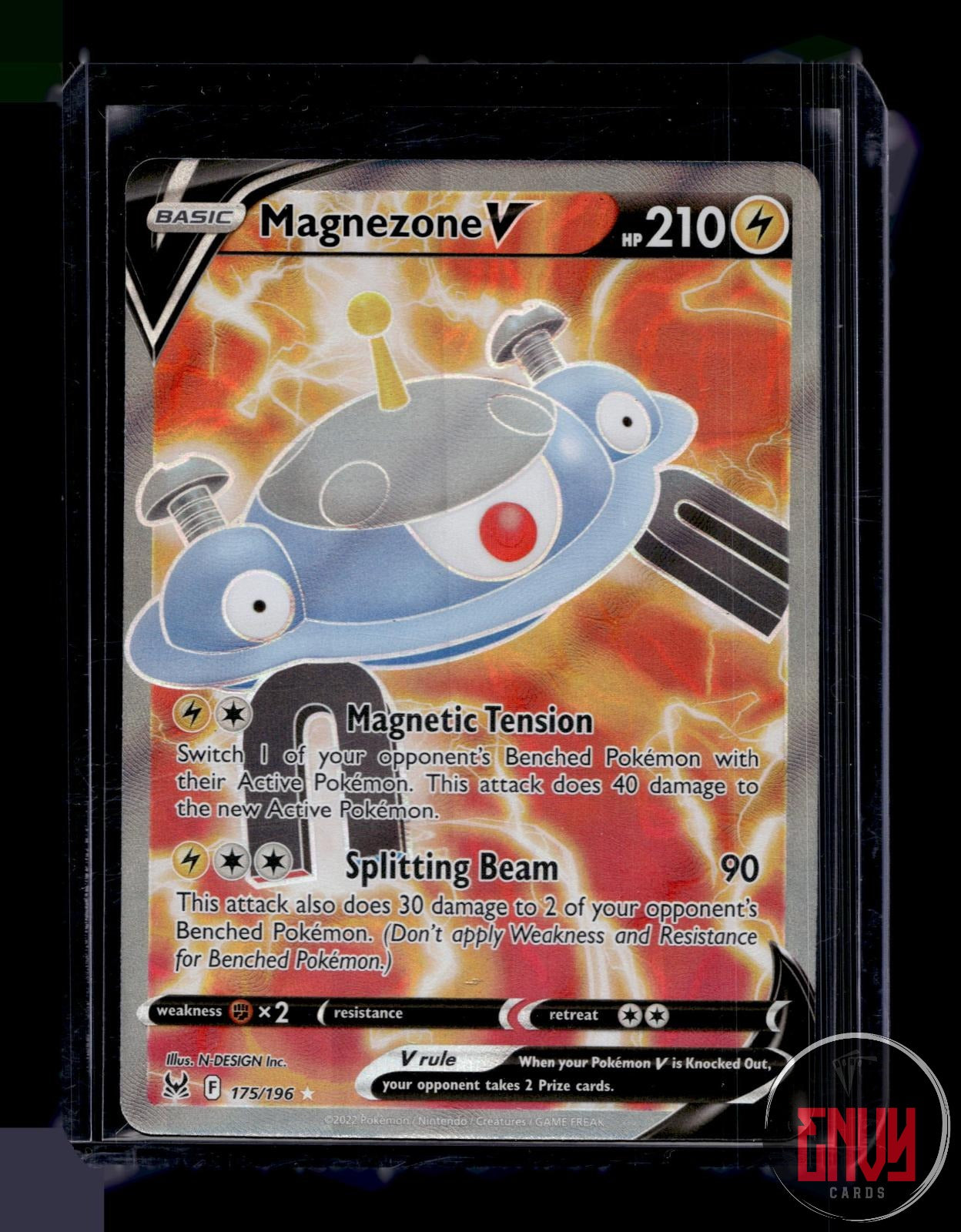 Magnezone V Near Mint 175/196 Ultra Rare Lost Origin Pokemon Holo