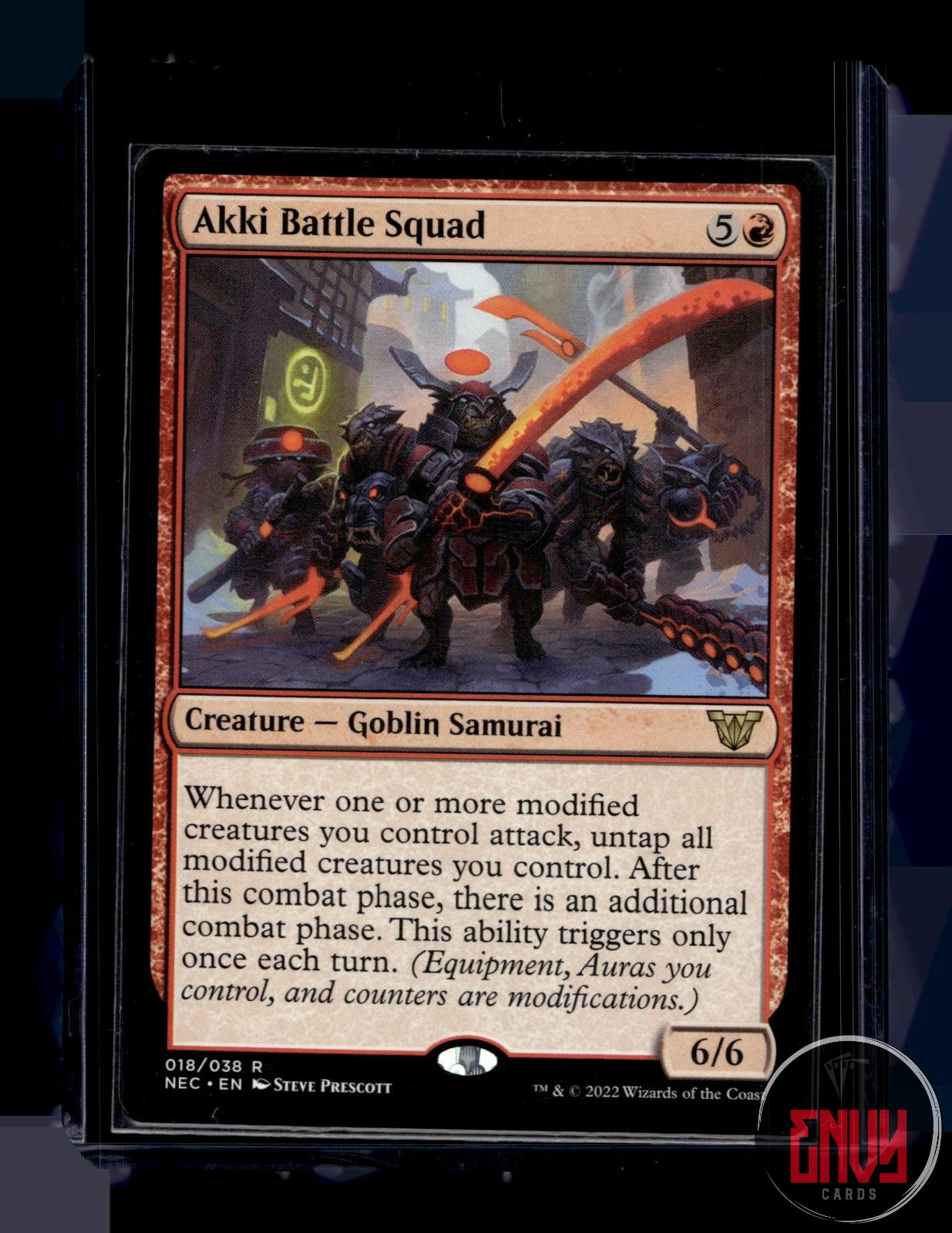 Akki Battle Squad LP 18 Commander: Kamigawa: Neon Dynasty Magic: The Gathering