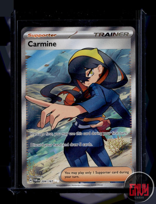 Carmine Near Mint 204/167 Ultra Rare Twilight Masquerade Pokemon