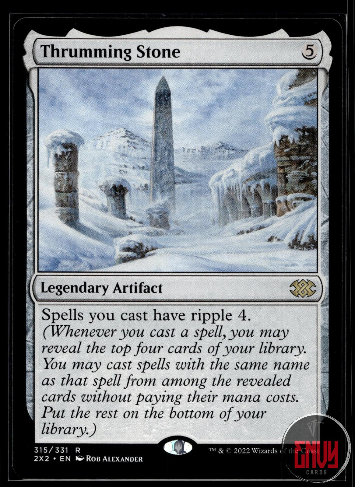 Thrumming Stone Near Mint 315 Rare Double Masters 2022