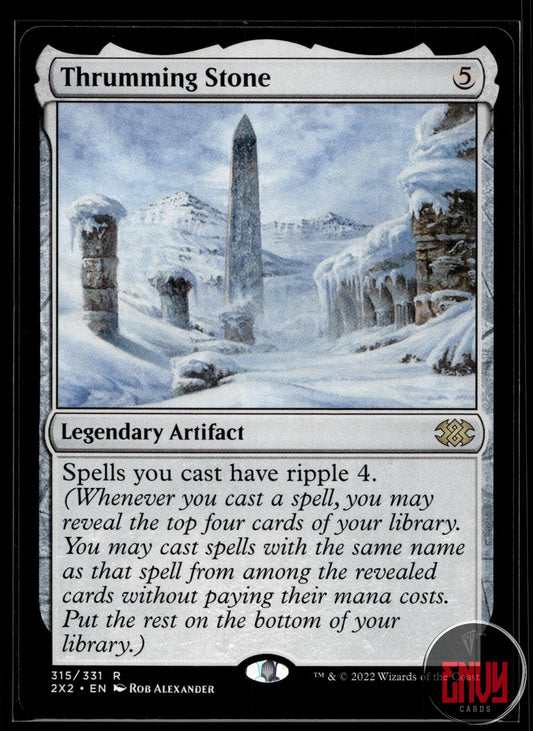 Thrumming Stone Near Mint 315 Rare Double Masters 2022