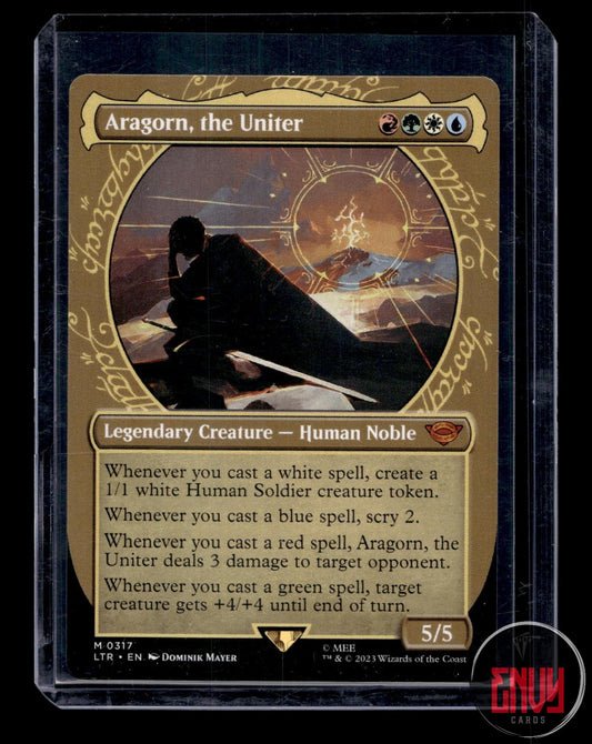 Aragorn, the Uniter (Showcase) NM 317 Universes Beyond: The Lord of the Rings