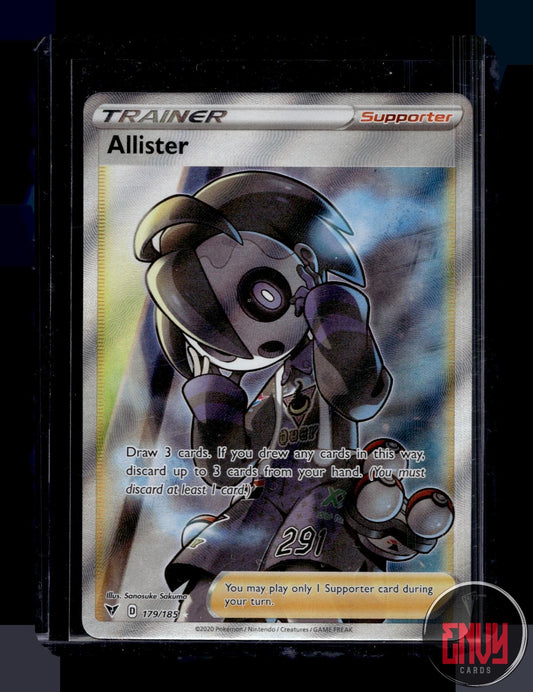 Allister Near Mint 179/185 Ultra Rare Vivid Voltage Pokemon Holo