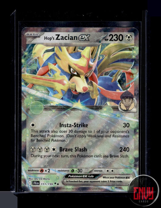 Hop's Zacian ex Near Mint 111/159 Double Rare Journey Together Pokemon