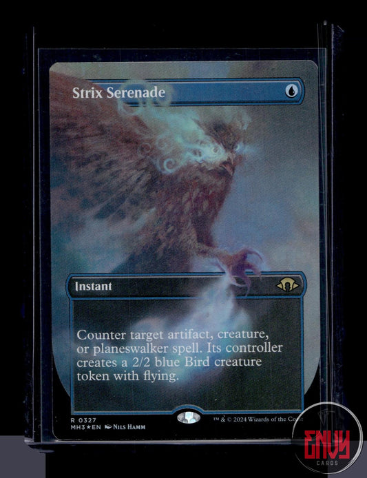 Strix Serenade (Borderless) Lightly Played 327 Rare Modern Horizons 3 Foil