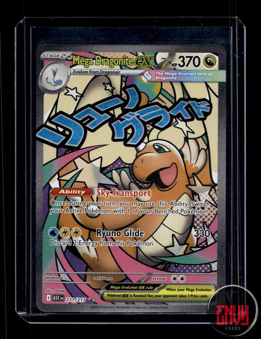 Mega Dragonite ex Near Mint 271/217 Mega Attack Rare Ascended Heroes Pokemon