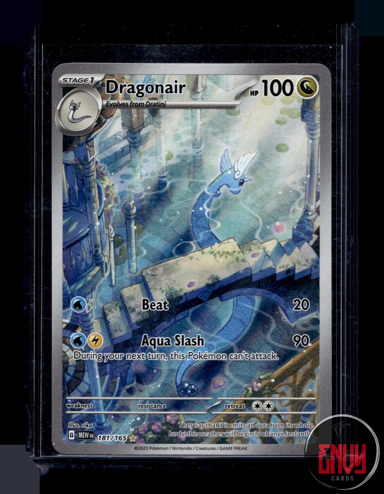 Dragonair Near Mint 181/165 Illustration Rare 151 Pokemon