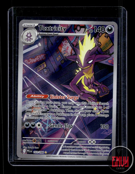 Toxtricity Near Mint 103/094 Illustration Rare Phantasmal Flames Pokemon
