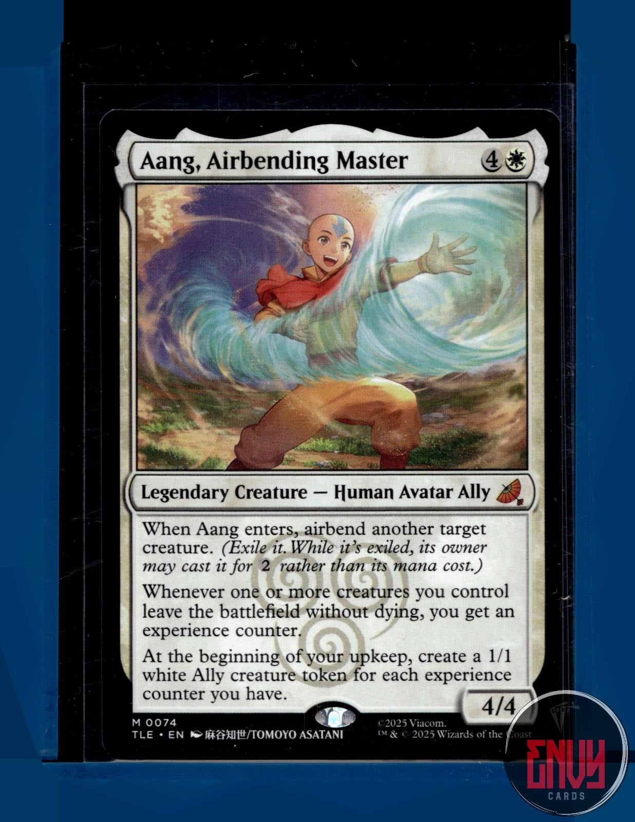 Aang, Airbending Master NM 74 Avatar: The Last Airbender: Eternal-Legal 