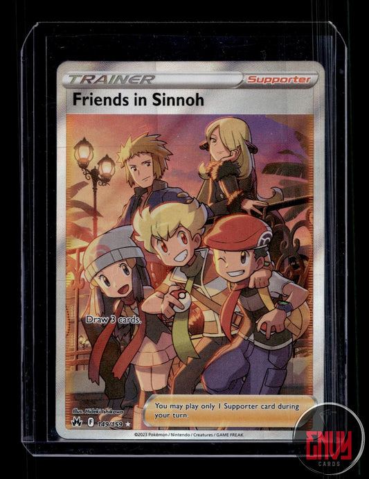 Friends in Sinnoh Near Mint 149/159 Ultra Rare Crown Zenith Pokemon Holo