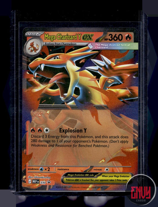 Mega Charizard Y ex Near Mint 030 Promo ME: Mega Evolution Promo Pokemon