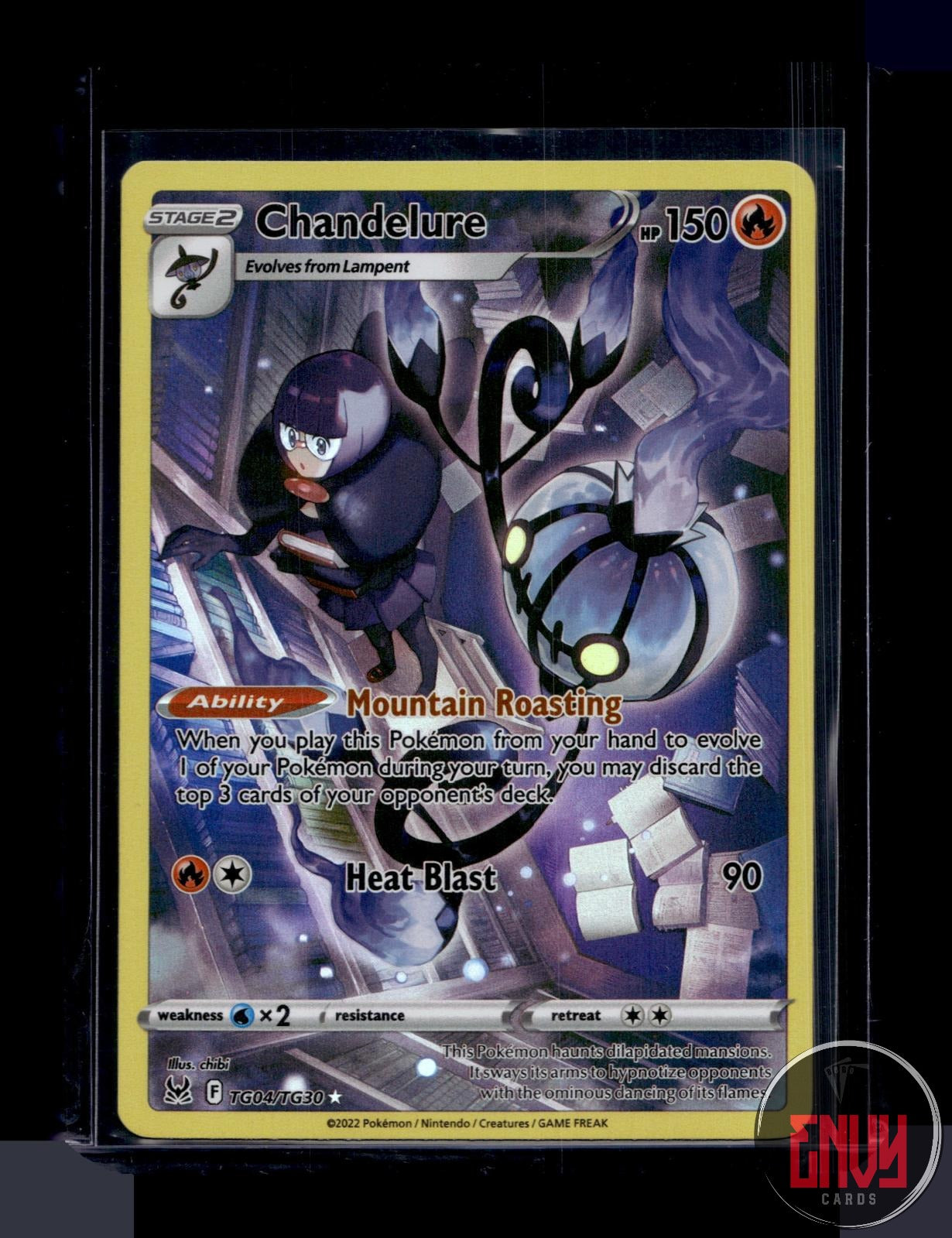 Chandelure LP TG04/TG30 Trainer Gallery Rare Lost Origin Trainer Gallery Pokemon
