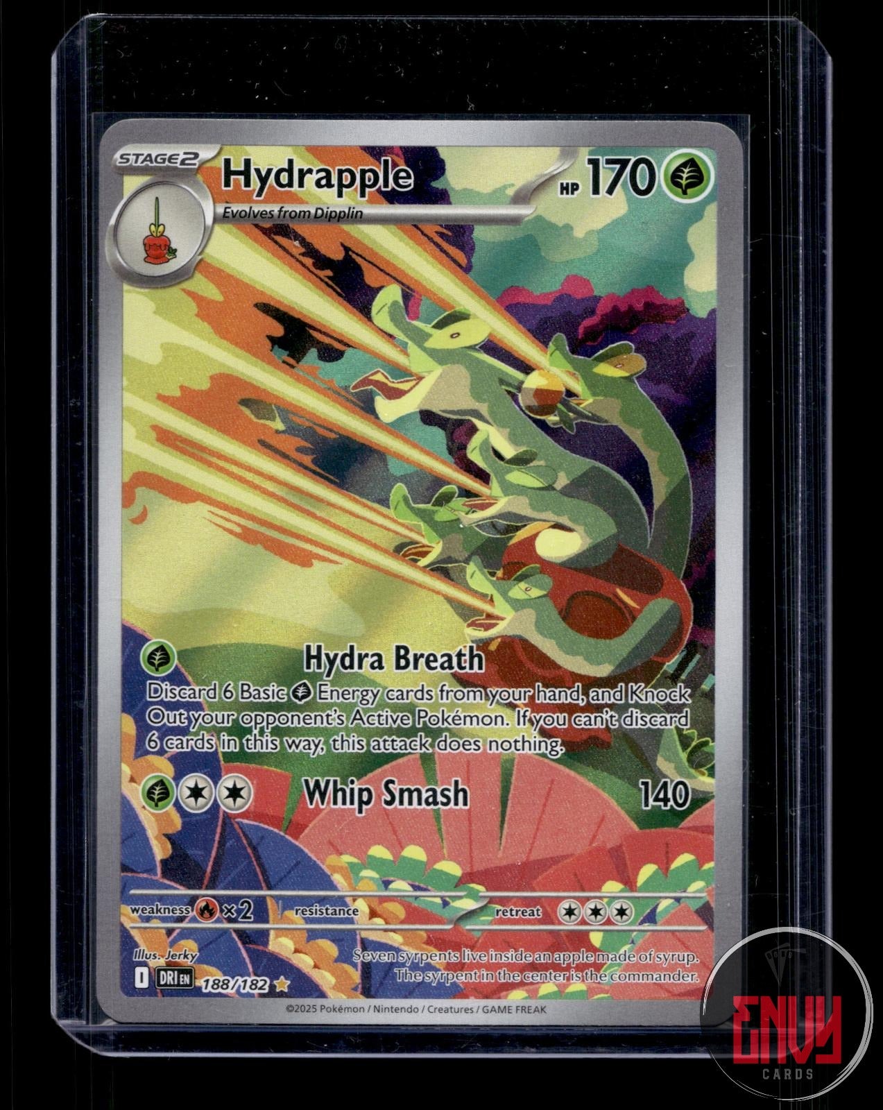 Hydrapple Near Mint 188/182 Illustration Rare Destined Rivals Pokemon Holo