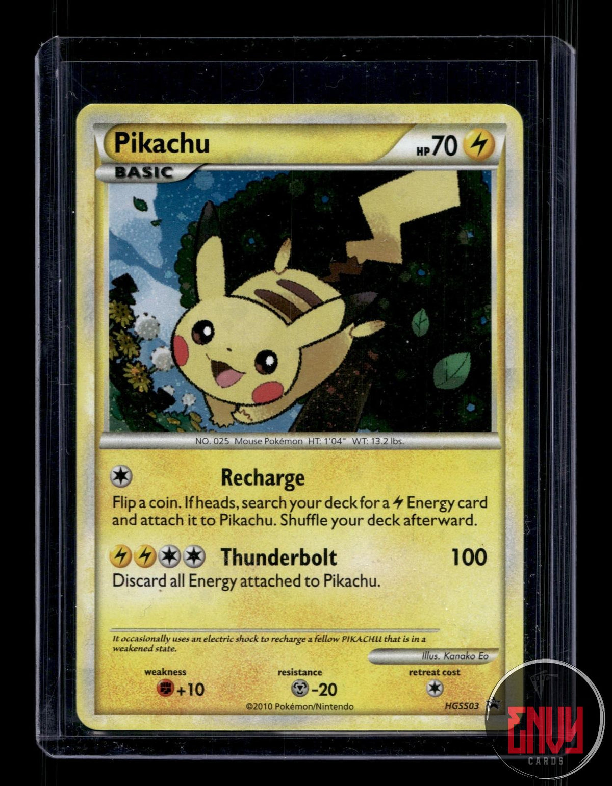 Pikachu NM HGSS03 P HGSS Black Star Promos Pokemon