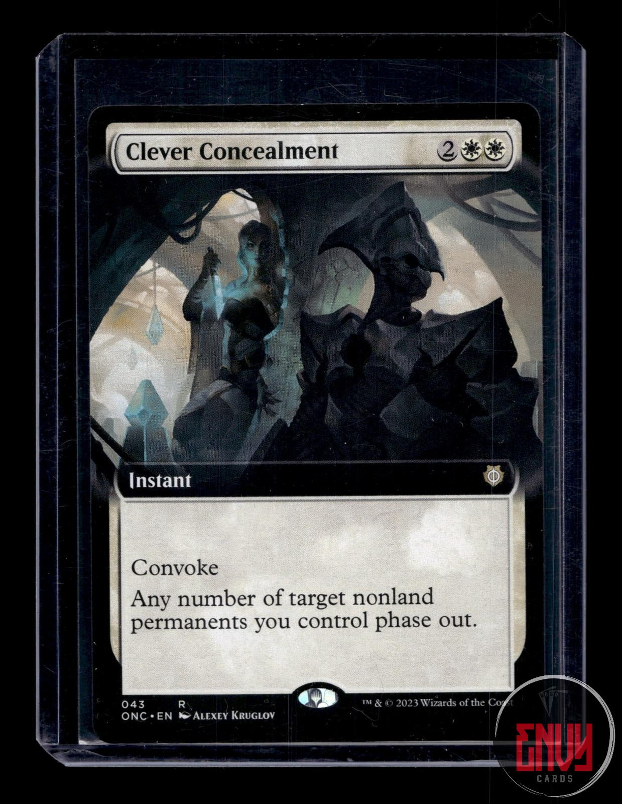 Clever Concealment (Extended Art) NM 43 Commander: Phyrexia: All Will Be One 