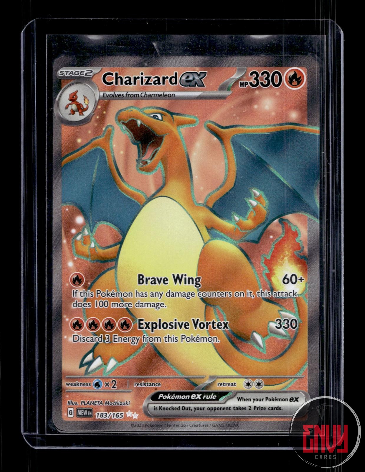 Charizard ex Near Mint 183/165 Ultra Rare 151 Pokemon Holo