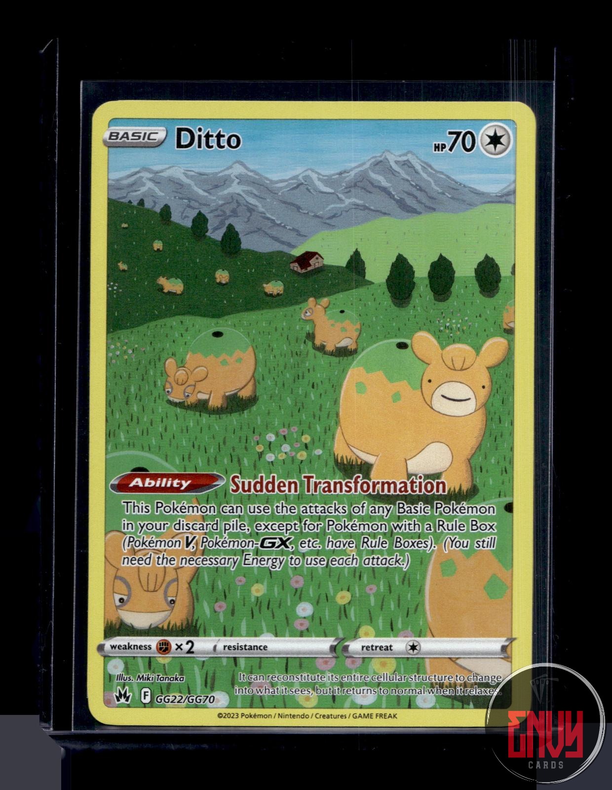 Ditto LP GG22/GG70 Trainer Gallery Rare Crown Zenith Galarian Gallery Pokemon