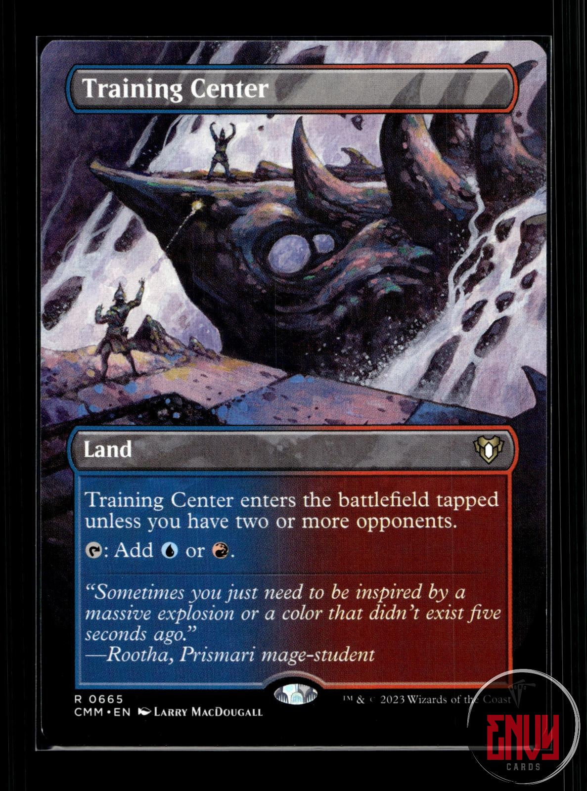 Training Center (Borderless) Near Mint 665 Rare Commander Masters